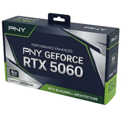 PNY GEFORCE RTX 5060 8GB GDDR7 PCIe 5.0 (BLACK)