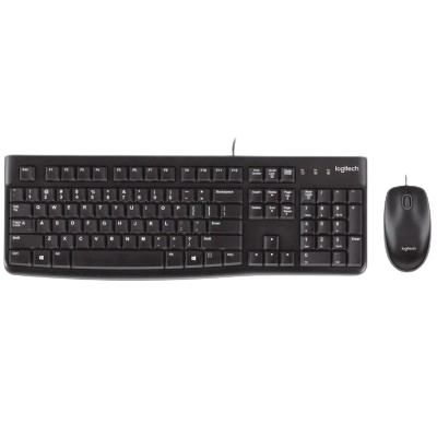 Logitech MK120 Corded Keyboard and Mouse Combo