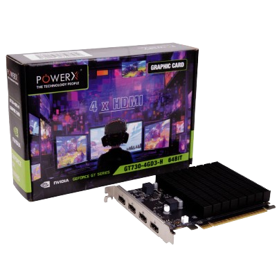 POWER X GT730-4GD3-H 4HDMI GRAPHIC CARD