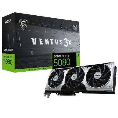 MSI GeForce RTX 5080 16G VENTUS 3X OC PLUS