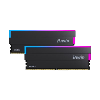 BIWIN DW100 64GB DDR5 6000 MHz RGB DESKTOP RAM 32*2 (BLACK) CL30