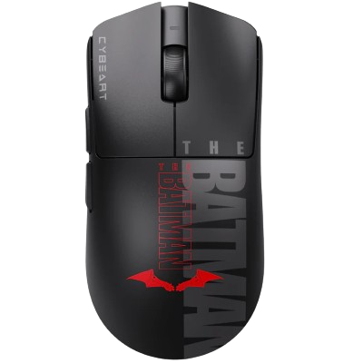 CYBEART Artemis-The Batman 1K 52g Ultra-light Hot-Swap Tri-Mode Gaming Mouse (BLACK)