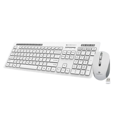 ZEBRONICS COMPANION 500 COMBO WIRELESS (WHITE)