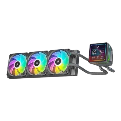 ProLab Design AI360LCD ARGB 360mm CPU Liquid Cooler With Display (BLACK)