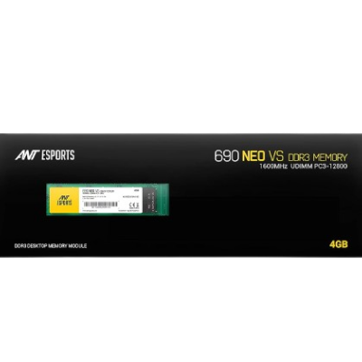 Ant Esports 690 Neo VS 4GB DDR3 1600Mhz (Desktop)