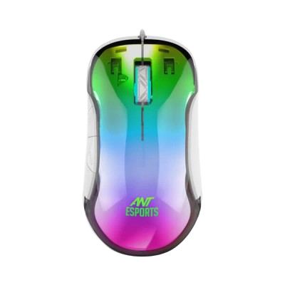 Ant Esports GM610 RGB Gaming Mouse WHITE