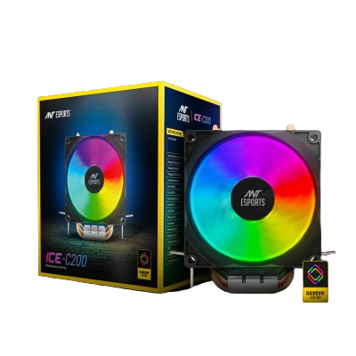 Ant Esports ICE-C200 120mm CPU AIR Cooler with Heatsink