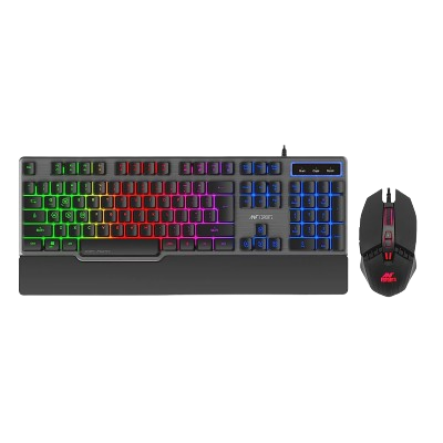 Ant Esports KM550 PRO Gaming Keyboard-Mouse Combo BACKLIT WIRED (BLACK)