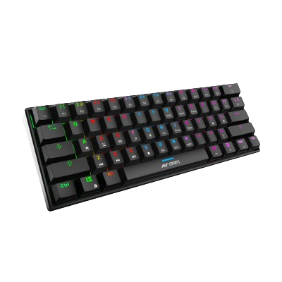 Ant Esports MK1300 Mini Wired Mechanical Gaming Keyboard with Blue Switches