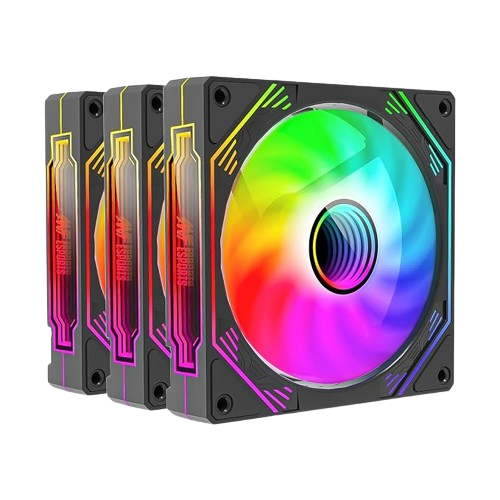 Ant Esports SCIFLOW ARGB (Black) Cabinet Fan (PACK OF 3)