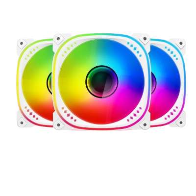 Ant Esports SPECTRAFLOW ARGB (WHITE) Cabinet Fan (PACK OF 3)