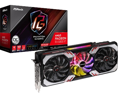 ASRock AMD Radeon RX 6800 XT Phantom Gaming 16GB OC