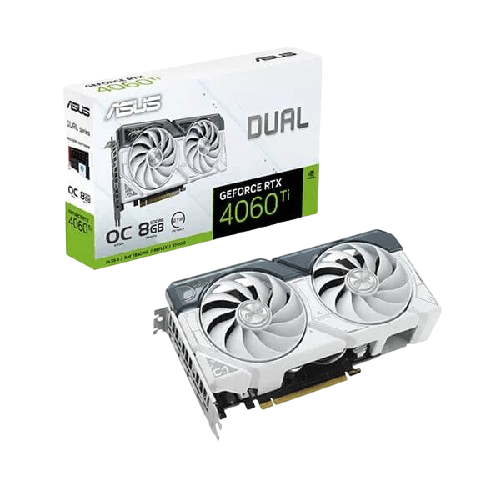 ASUS Dual GeForce RTX 4060 Ti White OC Edition 8GB GDDR6