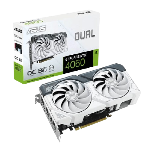 ASUS Dual GeForce RTX4060 White OC Edition 8GB GDDR6