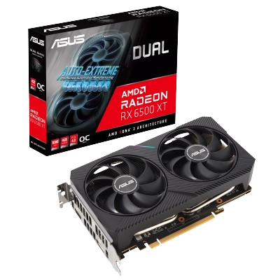 ASUS Dual Radeon RX 6500 XT OC Edition 4GB GDDR6