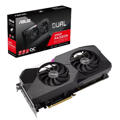 ASUS Dual Radeon RX 6750 XT OC Edition 12GB GDDR6