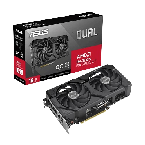 ASUS Dual Radeon RX 7600 XT OC Edition 16GB GDDR6
