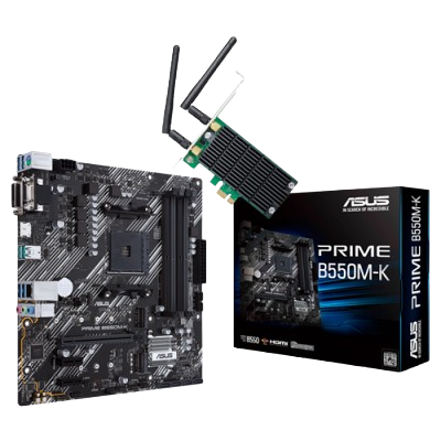 ASUS PRIME B550M-K (With Bundled AC1200 Wireless Card)