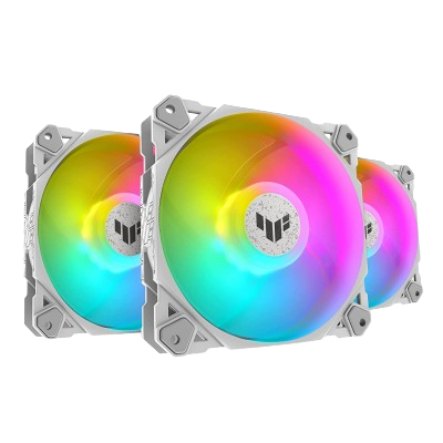 ASUS TUF GAMING TF120 ARGB FAN KIT (PACK OF 3) WHITE