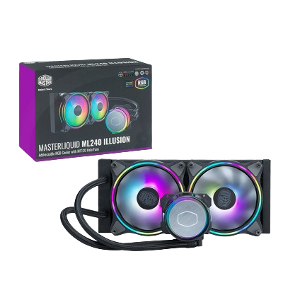 CoolerMaster MASTERLIQUID ML240 ILLUSION 240mm RGB (BLACK)