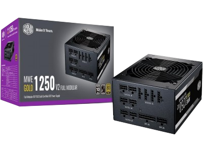 CoolerMaster MWE 1250 V2 80 PLUS GOLD FULLY MODULAR