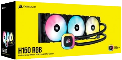 Corsair H150 RGB CPU Liquid Cooler 360mm (Black)