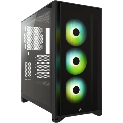 CORSAIR iCUE 4000X RGB Mid-Tower (BLACK)