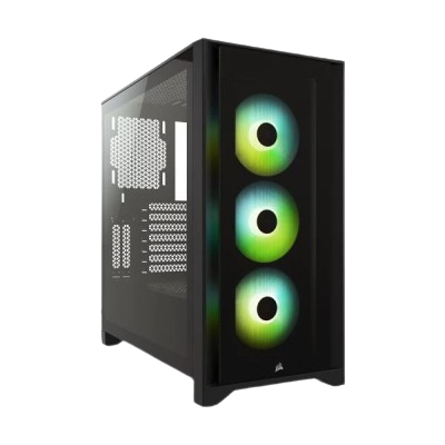Corsair iCUE 4000X RGB Mid-Tower ATX (BLACK)