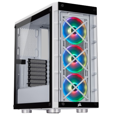 Corsair iCUE 465X RGB Mid-Tower ATX (WHITE)