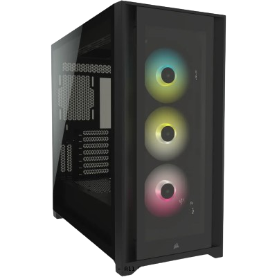 CORSAIR iCUE 5000X RGB Mid-Tower (BLACK)