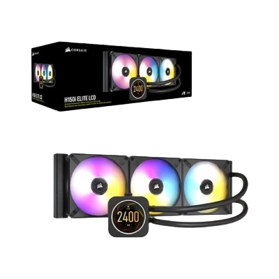 CORSAIR iCUE H150i ELITE LCD 360mm (BLACK)