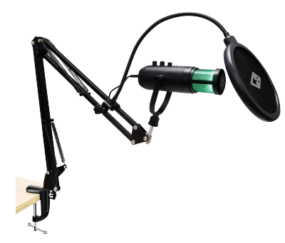 Cosmic Byte Desk Arm Mount with POP Filter for Deimos RGB Microphone (ONLY STAND)