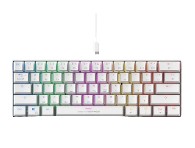 Cosmic Byte THEMIS Mechanical Gaming Keyboard (RED SWITCH) WHITE WIRED
