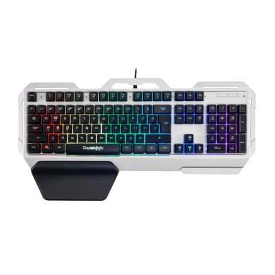 CosmicByte GALACTIC RGB Membrane Gaming Keyboard (SILVER) WIRED