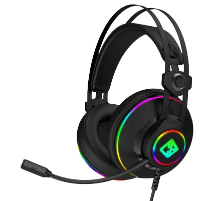 CosmicByte PROTEUS Headset RGB Dual Input USB and 3.5mm (BLACK)