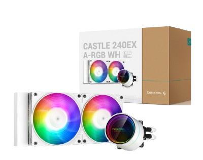 DEEPCOOL CASTLE 240EX A-RGB WH 240mm (WHITE)