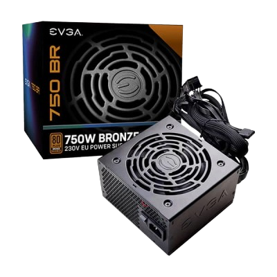 EVGA 750 BR 100-BR-0750-KN 80 PLUS BRONZE
