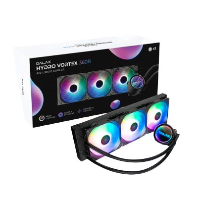GALAX Hydro Vortex 360R ARGB CPU AIO Cooler 360MM (BLACK)