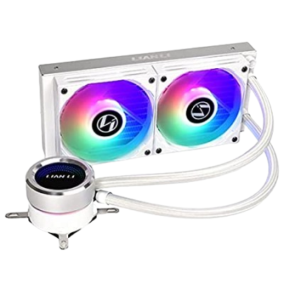 Lian Li Galahad 240 ARGB 240mm CPU Liquid Cooler (White)