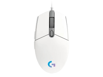 Logitech G203 LIGHTSYNC GAMING MOUSE(WHITE)
