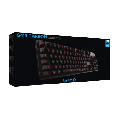 Logitech G413 CARBON Mechanical Gaming Keyboard (BLACK) WIRED