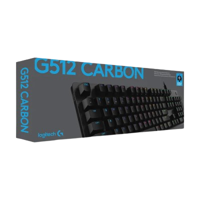 Logitech KEYBOARD G512 CARBON (GX BLUE CLICKY) WIRED