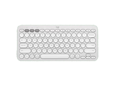 LOGITECH PEBBLE KEYS 2 K380S WIRELESS KEYBOARD (WHITE)