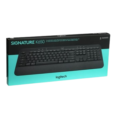 Logitech SIGNATURE K650 WIRELESS With Palm Rest (Graphite)