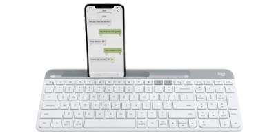 Logitech SLIM MULTI-DEVICE K580 WIRELESS (WHITE)