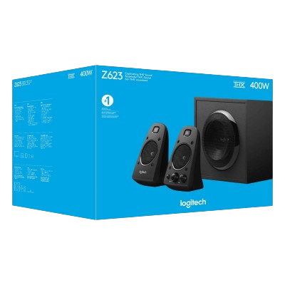 Logitech Z623 THX 400 Watt 2.1 Channel Wired Speaker (Black)