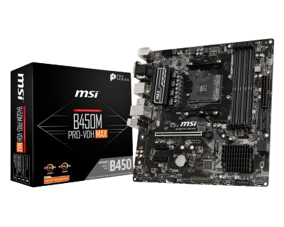 MSI B450M PRO-VDH MAX M-ATX
