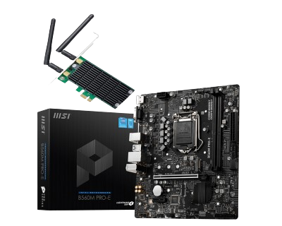 MSI B560M PRO-E (With Bundled AC1200 Wireless Card)