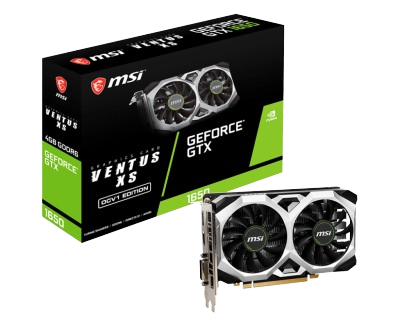 MSI GeForce GTX 1650 D6 VENTUS XS OC V1