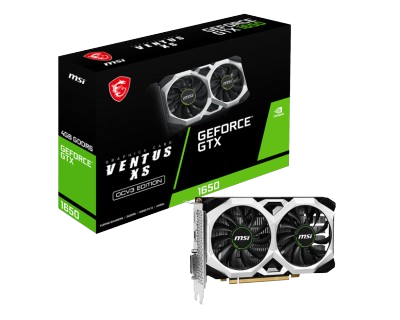 MSI GeForce GTX 1650 D6 VENTUS XS OCV3